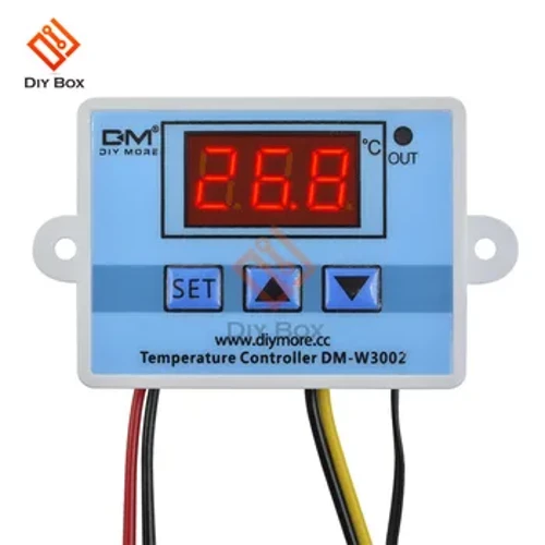 DM-W3002 XH-W3002 Fa'afuainumera LED Pulea Temperature DC 12V 24V AC 110V-220V 10A Su'i Pulea Temostat ma Su'esu'e Sensor