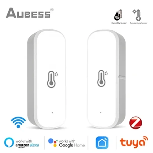 Tuya Smart ZigBee / Braiteoir Teochta Agus Bogthaise Teirmiméadar Hygrometer Laistigh Aip SmartLife Trí Alexa Google Assistant
