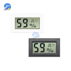 Iti LCD Digital Thermometer Hygrometer Temperature Loto Totonu Fa'amalie Temperature Sensor Susū Meter Fua Meafaigaluega.
