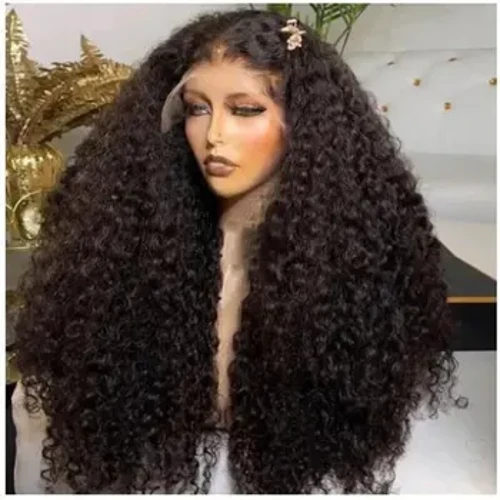 Annibynnol Sefydlog Menywod Affricanaidd Mini Frontal Lace Wig Gorchudd Rhydd Ton Ddofn Frontal Wig Sampl Gorchymyn Gwyn