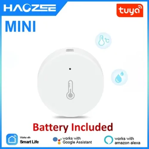 Tuya Smart Zigbee czujnik temperatury i wilgotności termometr wewnętrzny Monitor do pracy w domu z Alexa Google Home Assistant