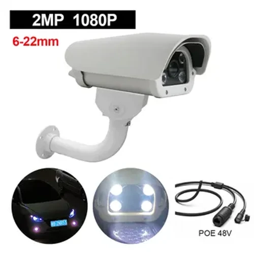 2.0MP 1080P Vechile License Plate Recognition LPR ANPR IP POE Meapueata ONVIF I fafo Waterproof HD 6-22mm Lens Mo pakaga taavale