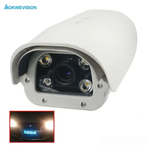 5MP IR LED Vehicle License number Plate Recognition 5-50mm varifocal lens LPR IP Camera para sa highway at parking lot