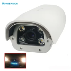 5MP IR LED Biển số xe Nhận dạng ống kính đa tiêu cự 5-50mm Camera IP LPR cho đường cao tốc & bãi đậu xe