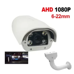 2.0MP 1080P License Plate Recognition Vehicle 1080P AHD LPR Camera 6-22mm Lens 4 LED Angkop sa Outdoor Waterproof Para sa Paradahan