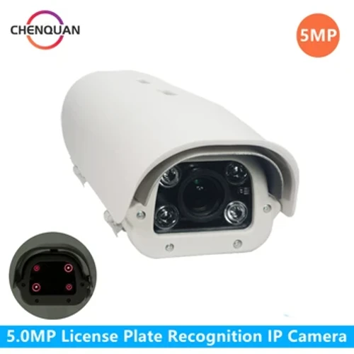 5MP IR LED LED LED LED licenční číselné značky 5-50 mm Varifocal Lens LPR IP Camera pro dálnici a parkoviště