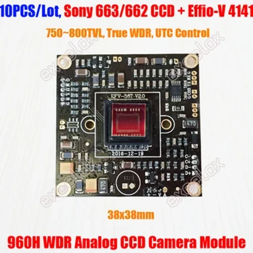 10 Cái/lốc LPR 663 662 WDR CCD Effio-V 4141 DSP 800TVL Camera Quan Sát Mô Đun Ban HLC Dải Động Rộng Nhận Dạng Biển Số