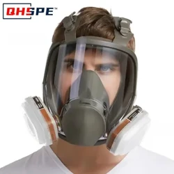 Mặt nạ chống sương mù 6800 Mặt nạ phòng độc phun sơn công nghiệp Bộ lọc làm việc an toàn Chống bụi Bảo vệ toàn diện Formaldehyde