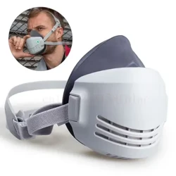 1201 Tolmumask Puuvillane respiraator poole näoga Tolmukindel mask Tööstusliku Ehituse Tolmu Udu Udu Ohutus Gaasimask