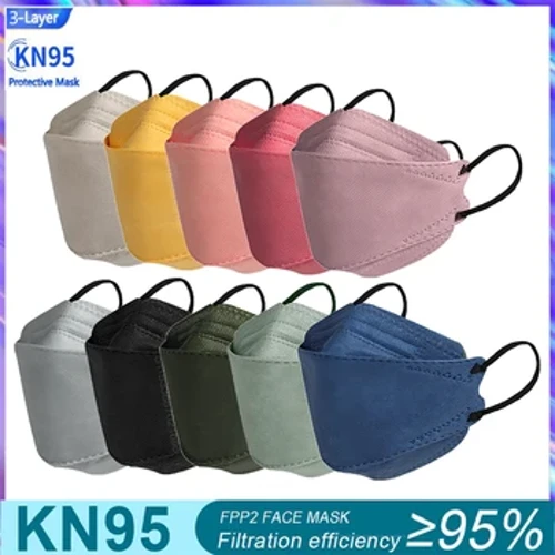 Vismasker KN95 mascarillas FPP2 Volwassene Morandi Ffp2Mask 4 Laag FFPP2 Goedgekeurde gezichtsmaskers FFP2 Meermacht Mondbedekking Masker FFP2