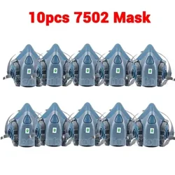 10/5 Cái7502 Mặt nạ phòng độc Mặt nạ phòng độc hóa học Mặt nạ bảo vệ Xịt sơn công nghiệp Có thể kết hợp với Bộ lọc 6000 Chống khí hữu cơ