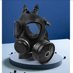 87Type Head Wear Respirator ქიმიური მტვრისგან დამცავი დაბინძურების საწინააღმდეგო მთელი სახის გაზის ნიღაბი რადიაციული ნიღაბი და ფილტრის ყუთის აქსესუარი