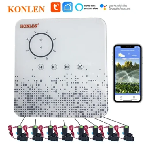 Tuya WIFI Automatic Irrigation Smart Garden Sprinkler Controller Drip Watering Programmer Timer Intelligent Plants Agriculture