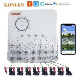 Tuya Wi -Fi automatyczne nawadnianie inteligentny kontroler zraszacza ogrodowego kroplówki Programowanie Timer inteligentne rośliny Rolnictwo
