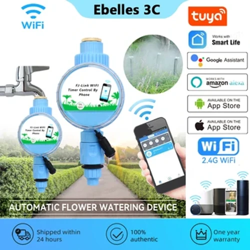 Inteligentní zavlažovací časovač Tuya WiFi Automatický zavlažovací systém zavlažovacího systému Chytrý zahradní ovladač zavlažování APP Remote Timer