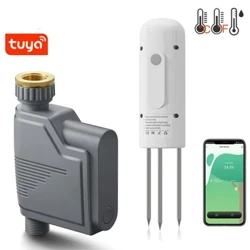 Tuya Zigbee Smart bevattningstimer Smart sprinkler droppbevattningssystem Inbyggd vattenflödesmätare Vattenkontroller