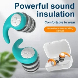 Sleep Noise Reduction Earplug Ear Protection Earplugs Anti-Noise Waterproof Plug Para sa Trabahong Paglalakbay Mga Tapone Para sa Dormir Earplugs