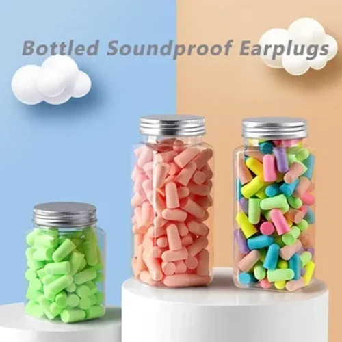 10/24/60pcs ʻoluʻolu earplugs Antinoise ear plugs moe walaʻau hoʻemi ʻana i ka pepeiao hoʻomalu no ka hiamoe ʻana i ka huʻu ʻaʻahu palupalu earplugs anti-noise.
