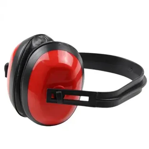Cosantóirí Cluas Laghdú Torainn Thionsclaíoch Cosantóirí Cluas Headband Dearg Earmuffs Lámhach Fuaimedhíonach Cosantóirí Cluas Sábháilteachta Allamuigh
