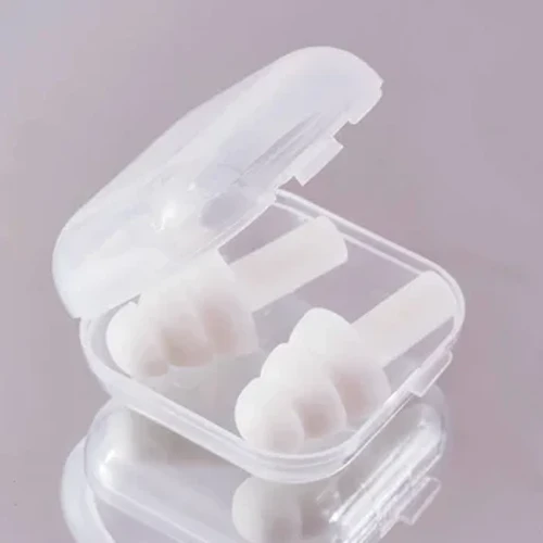 Tapones para los oídos de silicona suave impermeables tapones para los oídos para nadar reutilizables reducción de ruido tapones para los oídos para dormir Protector auditivo con 2023
