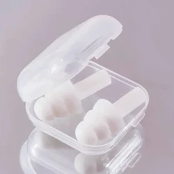 Bouchons d'oreilles en Silicone souple, étanches, réutilisables, pour la natation, réduction du bruit, pour dormir, protection auditive, 2023