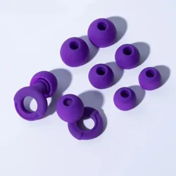 Silicone Ear Plugs, Reusable Noise Reduction Earplugs-Super Soft, For Sleep, Swim, Concerts, Study-Silicone Ear Tips In XS/S/M/L
