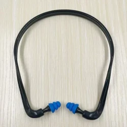 Tapones para los oídos con reducción de ruido, protección auditiva reutilizable para nadar, tapones para los oídos con cable de silicona, Protector para los oídos, 1 Uds.