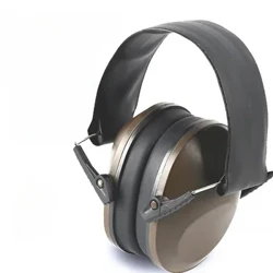 Pelindung Telinga Ear Muffs Adjustable Head Band Noise Cancelling Pelindung Telinga Earmuff Lipat Hearing Protector kanggo Remaja