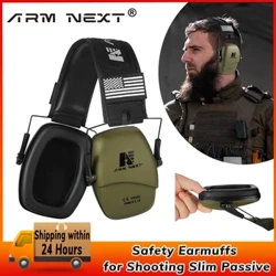 ARM NEXT Sicherheits-Ohrenschützer fürs Schießen, schmaler passiver Gehörschutz, lärmmindernder Gehörschutz, kompakter, faltbarer Gehörschutz