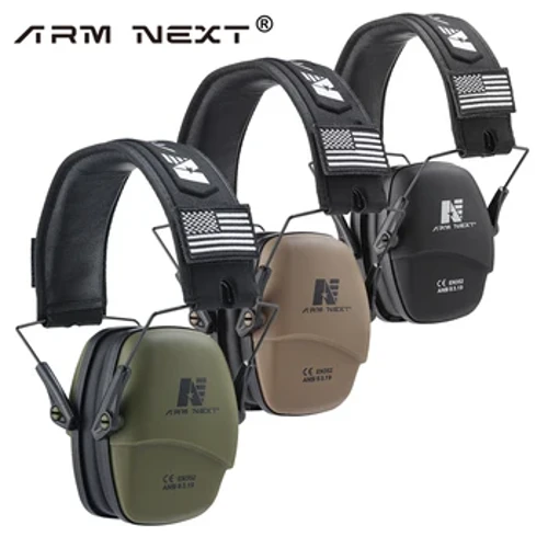 ARM NEXT ʻO ke poʻo poʻo hoʻopololei hoʻopale pepeiao e pana ana i nā headphone no ka hahai ʻana i ka hoʻolohe ʻana i ka pepeiao hoʻohaʻahaʻa i ka walaʻau 25db earmuffs Silicone