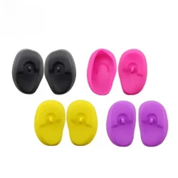 2pcs Clúdach Cluas Silicone Dathúcháin Gruaige Cosantóir Dathaithe Cluas Sciath Cluas Salon Uiscedhíonach Cluas Cluas Caipíní Accessories Stílithe Cith
