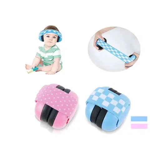 Cache-oreilles pour bébé, Protection confortable, protège-oreilles pour nourrissons, prévient les dommages auditifs et améliore le sommeil, bandeau élastique réglable