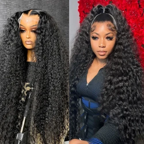 13x4 13x6 Deep Wave Spëtzekleeder Front Mënsch Hoer Perücken HD Transparent Glueless Preplucked Perücken Mënsch Hoer Ready To Wear 6x4 Zoumaache Perücke