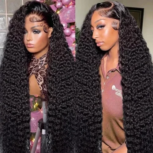 Tewjig 30 40 Modfedd Naturiol Glueless Gwallt 13x4 Curly Lace Flaen Ffrynt Gwallt Dynol Wigiau 250 Dwysedd 13x6 Don Ddwfn Wig Blaen Ar gyfer Merched