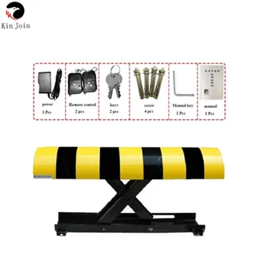 KINJOIN Reserved Automatic (Remote Controlled) Parking Lock & Parking Barrier - Long Rocker - Parking Lock & Barriers