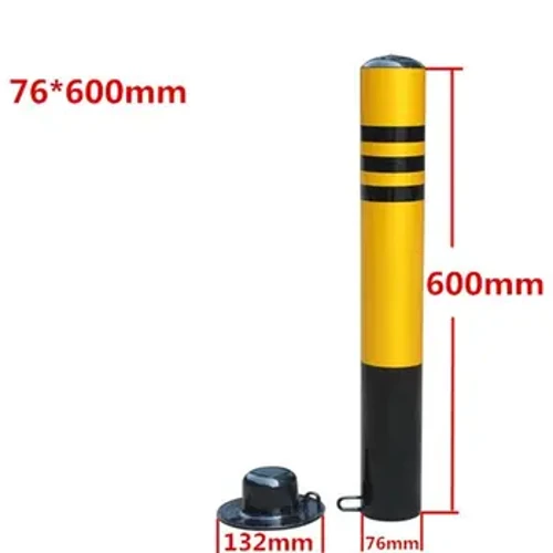 LHX-HD-LZ 76*600 Glas Páirceála Glas Thalamh Rabhadh Machnamhach Leithlisiú Colún Colún Páirceála Carn Bóthair
