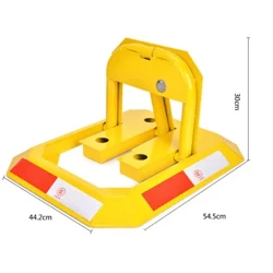 Manuell Parking Barrière fir private Parking Space Double Lock Thickened Auto Parking Lock Bollard Post Sécherheet Anti Parking Blocker