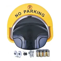 Kanthi sensor otomatis karo 2 remot lempitan safety parking lock barrier kolom karo kunci lan bolt (ora kalebu baterei)