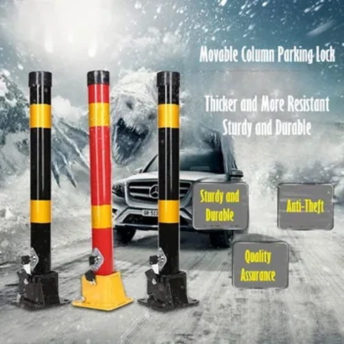 Pos Movable Parking Space Lock Guard Parkir Space Barrier Anti Tabrakan Isolasi Post Garasi Parkir Lock