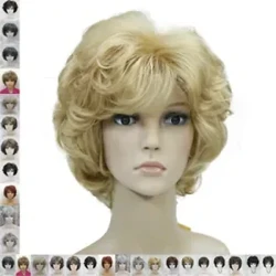 Modne kratke ženske lasulje blond rjava črna lasulja Bob kodraste lasulje iz pravih naravnih las