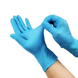 Gants 100 pièces bleu rose vert épais gants de Protection du travail pour laver la vaisselle jetable Protection de qualité alimentaire sans poudre