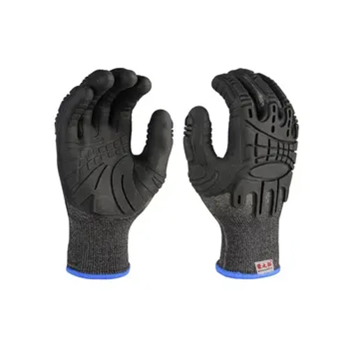 TPE 330 Mechanesch Handschuhe Réck vun der Hand Anti-Smassh Handfläch rutsch Staark Grip Uwendung wäit Rettungsdämpfung Schutzhandschuesch