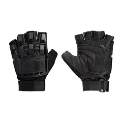 Halvfinger taktiske hansker Rygg Nylon Forbedret arbeidssikkerhet Håndbeskyttelse for utendørs sport Jakt Sykling CS Paintball