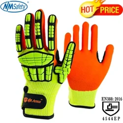 NMSafety 100% Héich Qualitéit Anti Vibratioun Nei Mechanik Handschuesch Schnëttbeständeg Sécherheet Hand Aarbecht Handschuesch