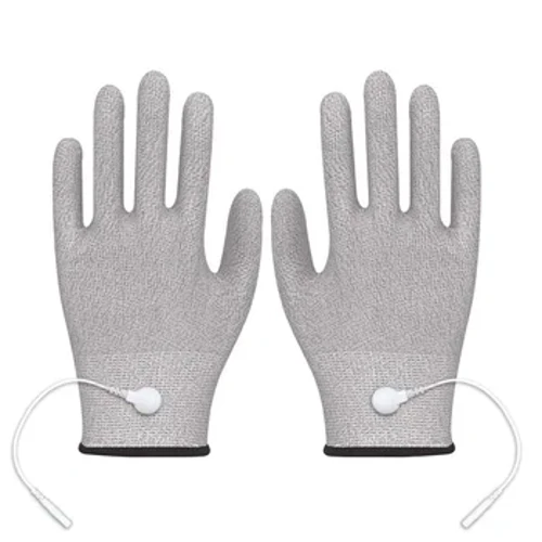 1 Pâr o Fenig Tylino Electrod Menig Therapi Tylino Dargludol Electrod Menig Therapi Tylino Llaw Electrotherapi Gwifrau Arweiniol