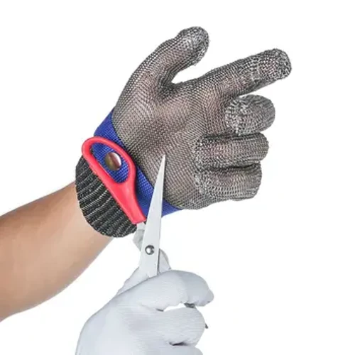 Mesh Butcher Mittens Hand Protection Work Stab Resistant Glove Safety Cut Proof Protection Sarung Tangan Stainless Steel Metal