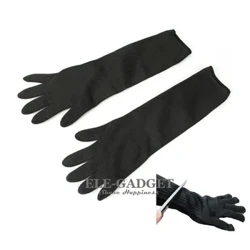 1 paire de gants noirs résistants aux coupures, gants de Protection de sécurité pour le travail long, pour boucher, jardinier, Protection des mains