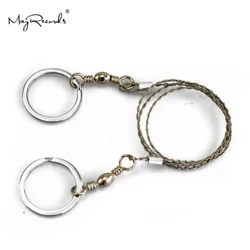 I-Portable Stainless Stainless Steel Wire Saw Outdoor Survival Self Self Defense Ukuzingela ama-Chainsaws Hand Fret Saw Tools