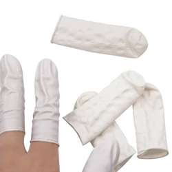800 Stuks Antistatische Wegwerp Schoonheid Vinger Babybedjes Duurzaam Natuurlijke Latex Vinger Cover Praktisch Ontwerp Make-Up Hand Protector HCCY