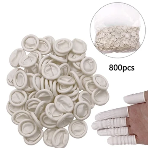 Wegwerf Schéinheet Fanger Cots Haltbar natierlech Latex Fanger Cover Praktesch Design Makeup Hand Protector Set Handschuesch Tools